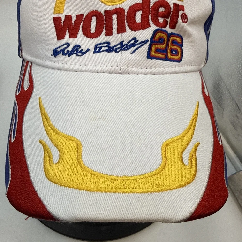 Ricky Bobby Hat Cap Snap Back Adult One‎ Size NASCAR #26 Wonder Bread Talladega